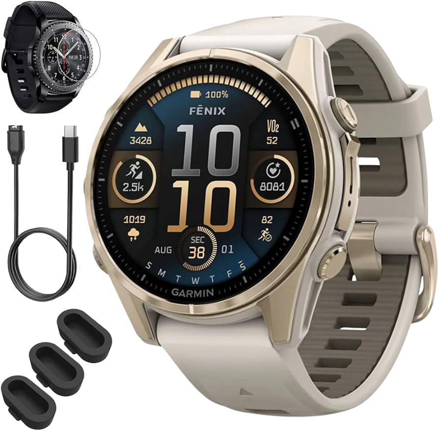 Amazon.com: Garmin 010-02903-10 Fenix 8 43mm GPS Smartwatch